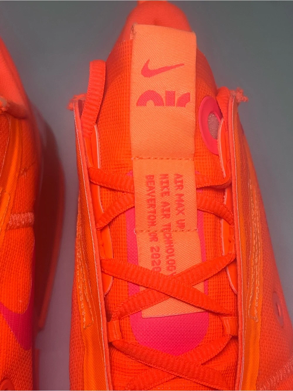 Nike Air Max Up 2020 Neon Orange and Pink Low-Top Sneakers